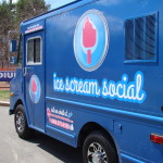 An Ice Scream Social ice cream truck at a Boston fundraising event