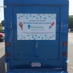 The back of a rental ice cream truck in Boston