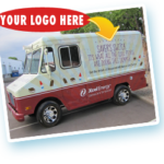 branded ice cream truck