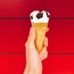 holding a king cone ice cream