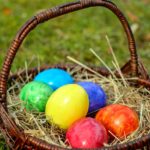 basket of Easter eggs